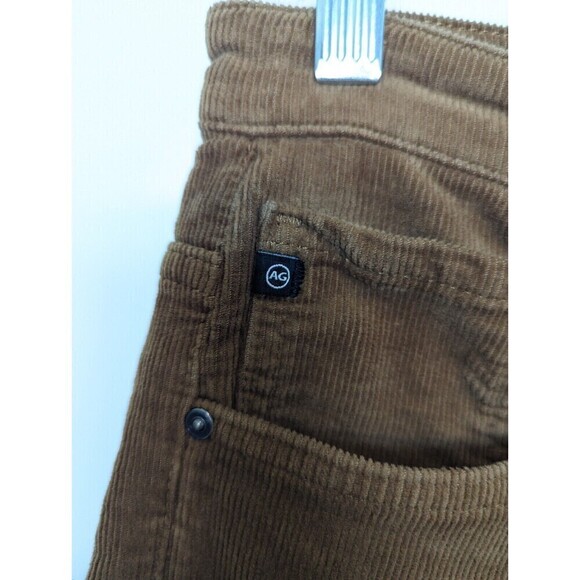 AG Adriano Goldschmied Pants Womens 26 Tan Corduroy Rhett Straight Leg Casual - Picture 5 of 14